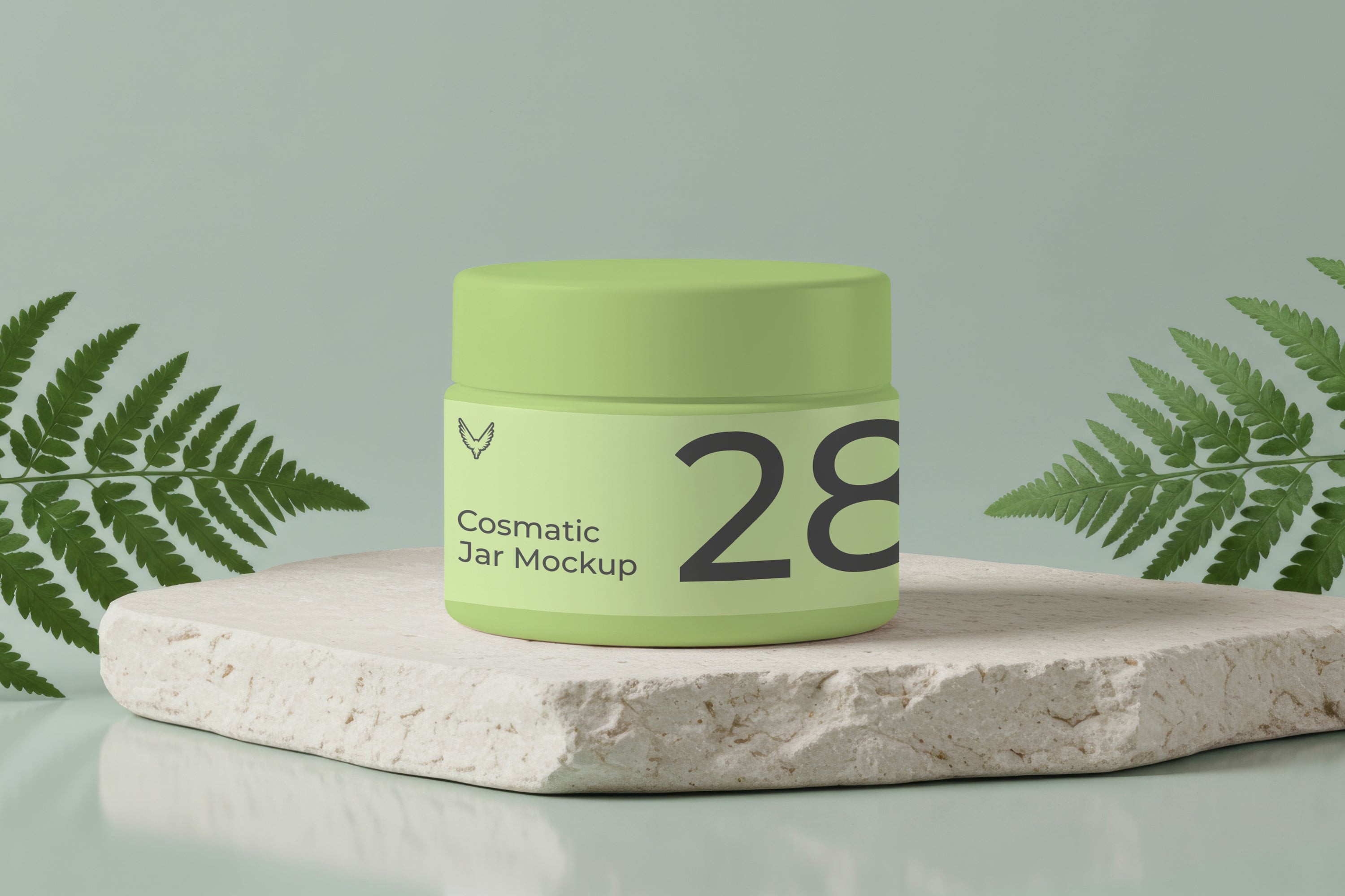 Free Cream Jar Mockup