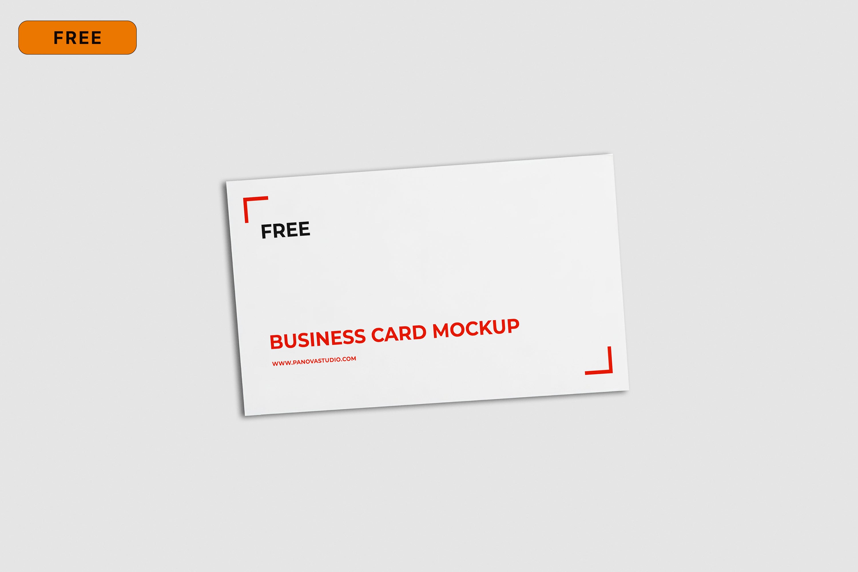 Free Business Card Mockup