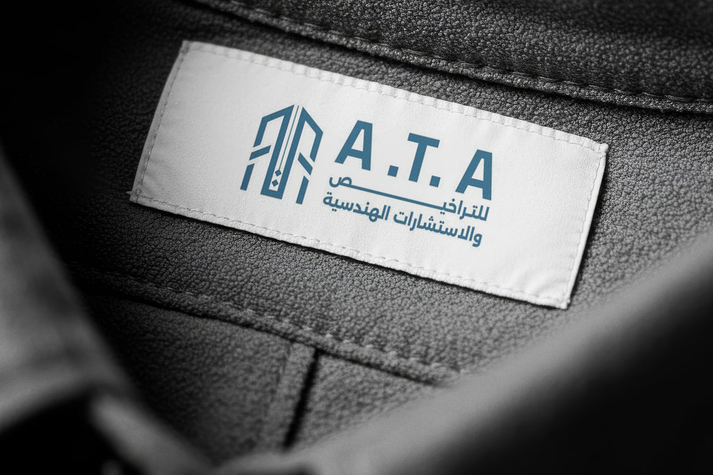 Free Clothing Label Logo Mockup