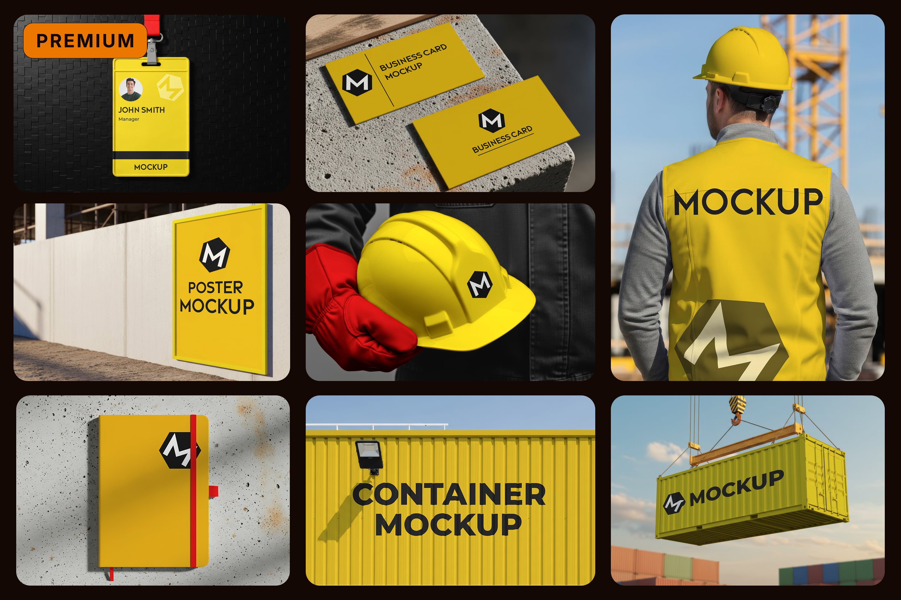 Premium Construction Collection Mockups