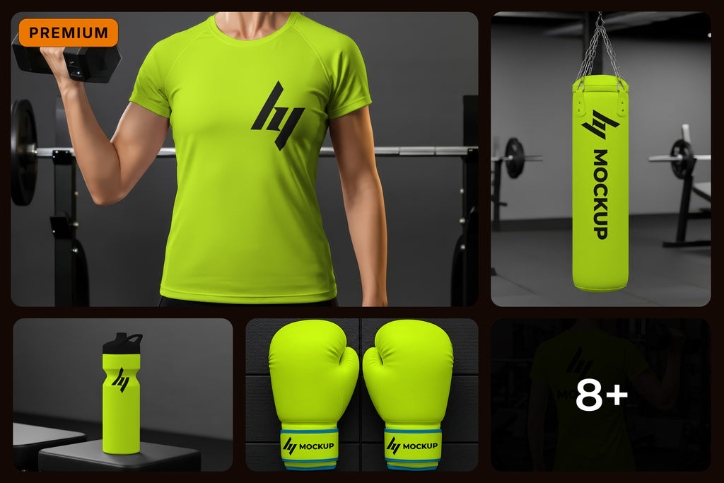 Premium Gym Collection Mockups