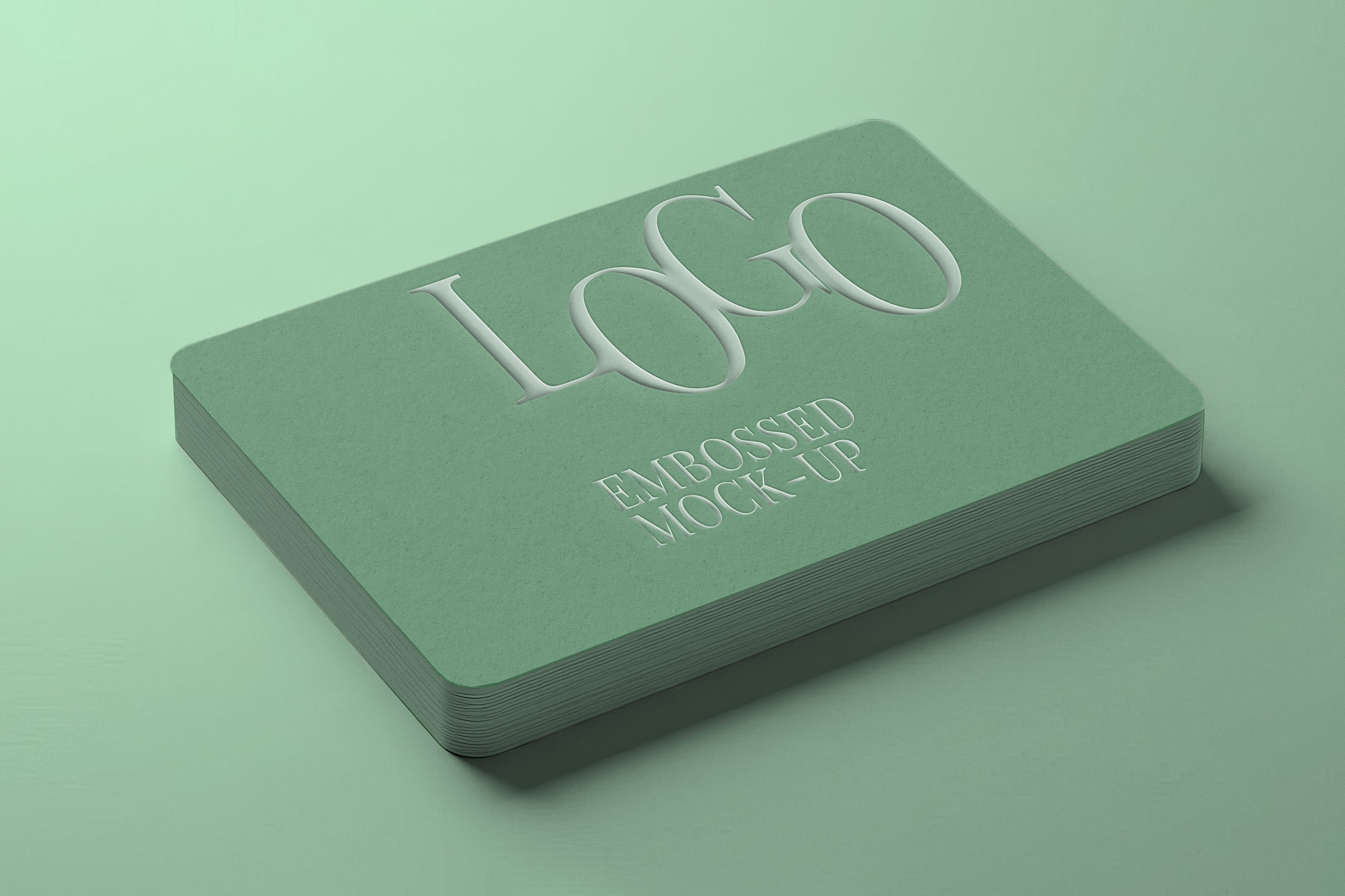 Free Embossed Logo Mockup
