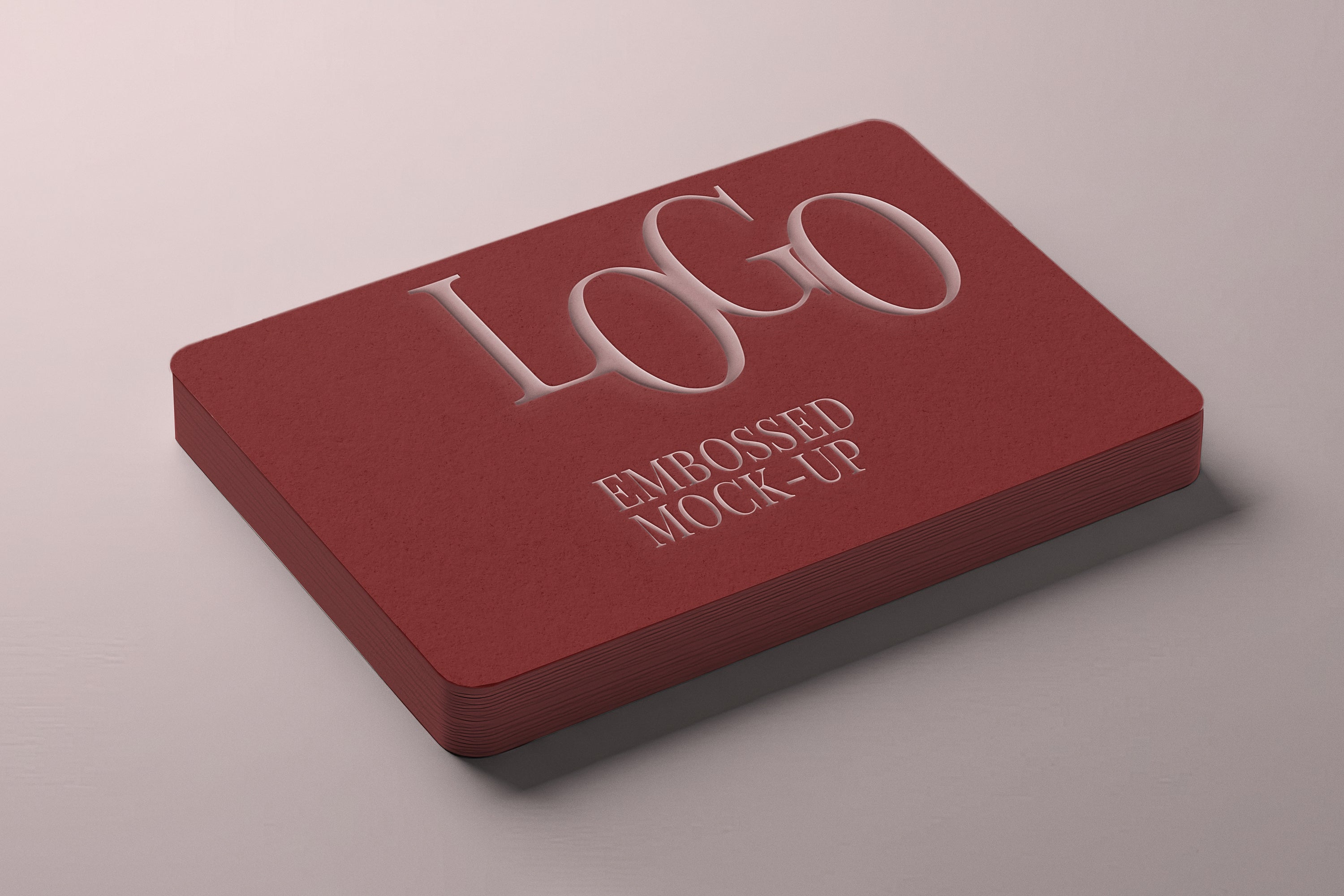 Free Embossed Logo Mockup
