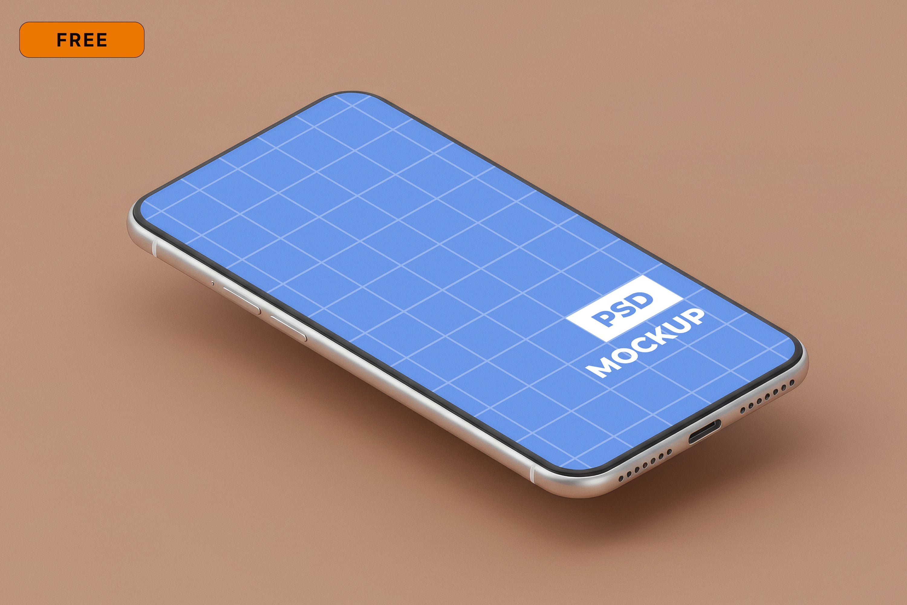Free Floating Smartphone Mockup