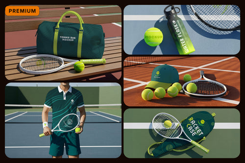 Premium Tennis Collection Mockups