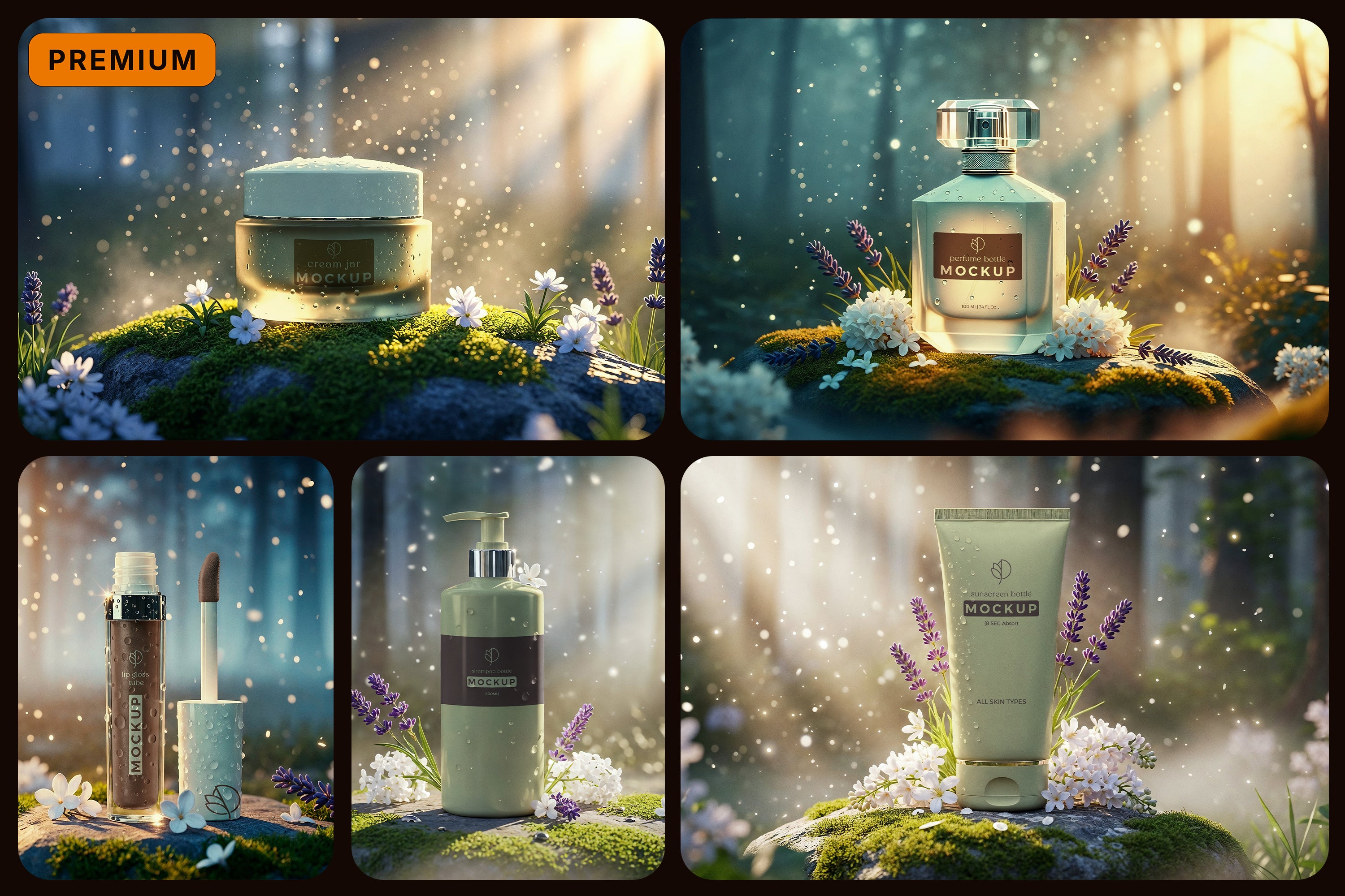 Premium Cosmetics Mockups