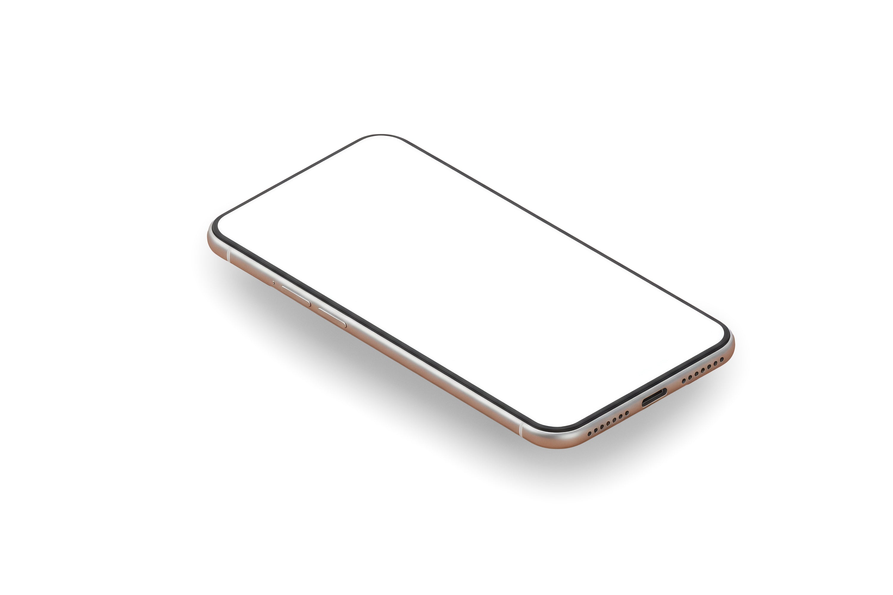 Free Floating Smartphone Mockup