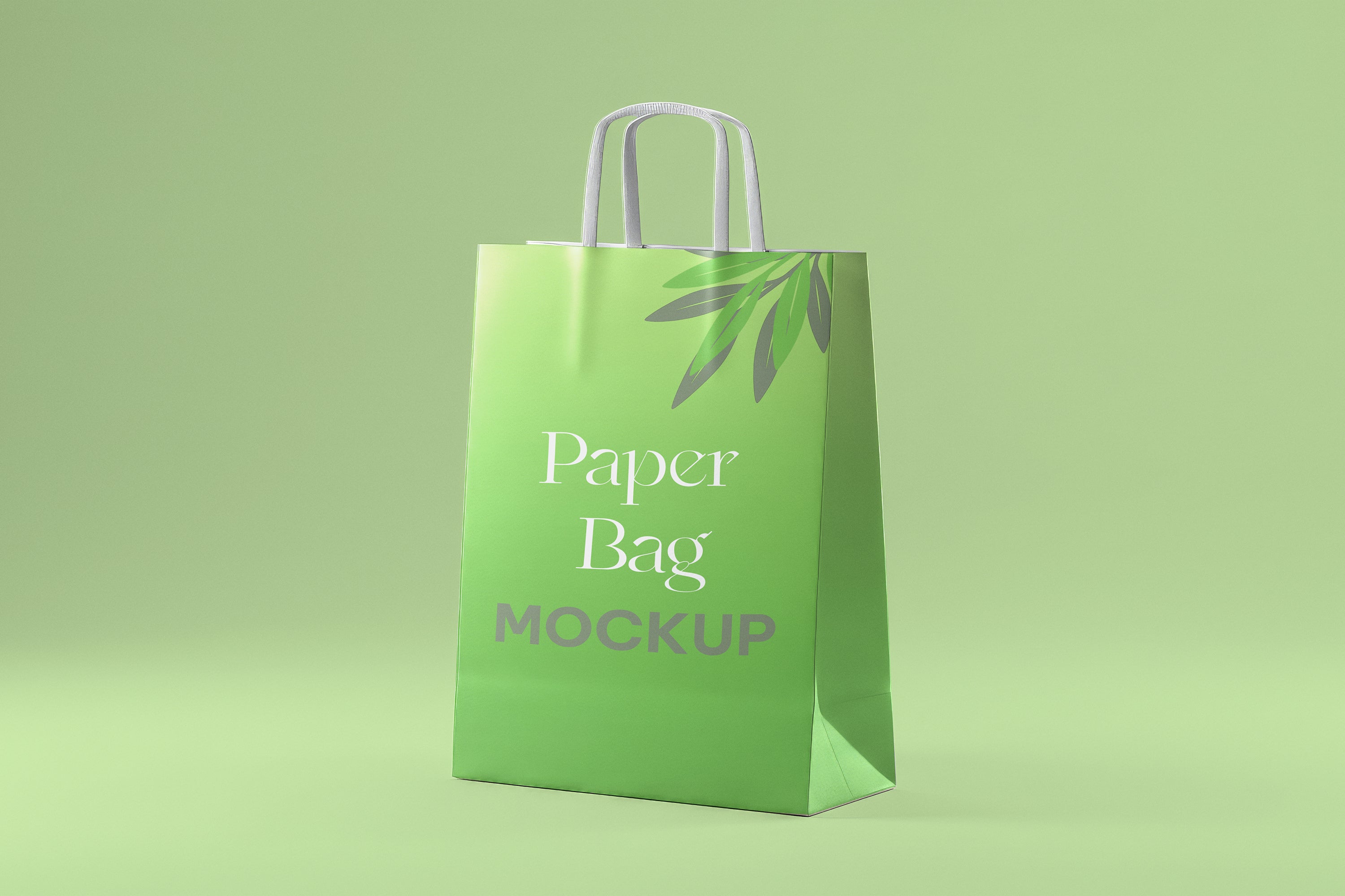 Free Kraft Paper Bag Mockup