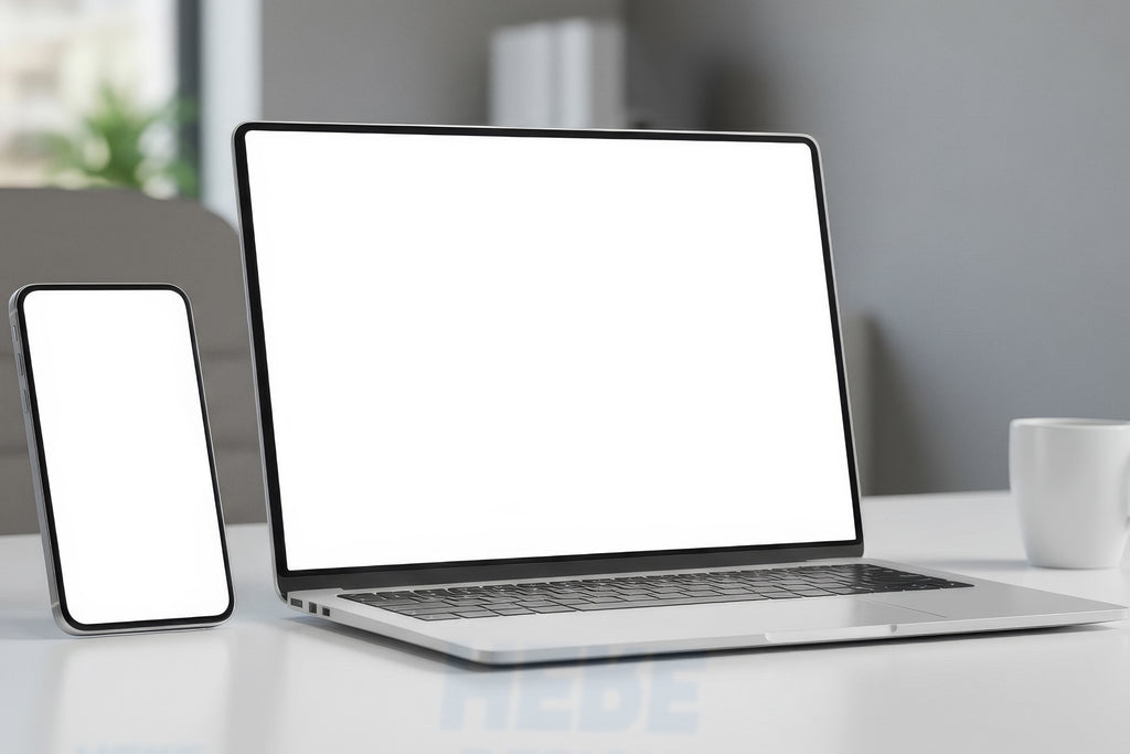 Free Laptop and Phone Responsive Design Mockup