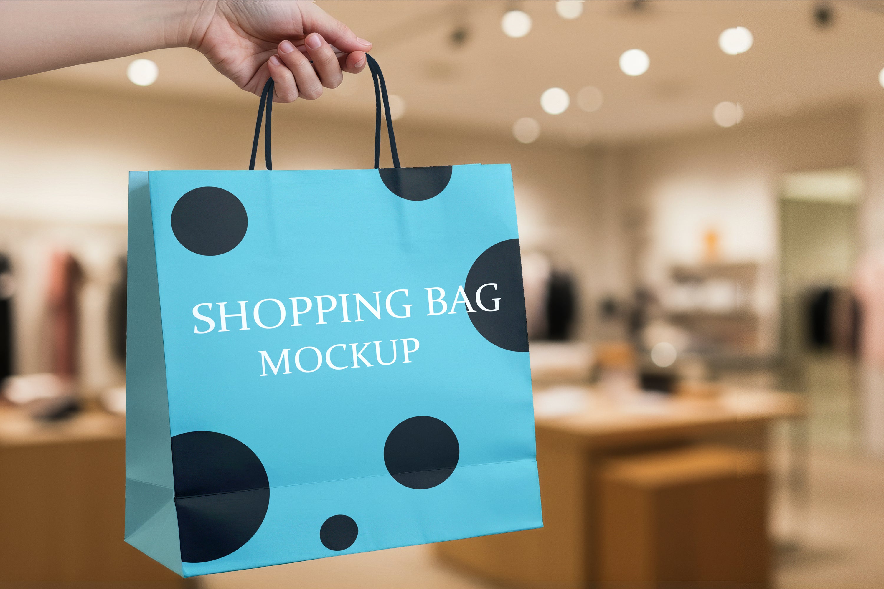 Free Paper Bag Mockup