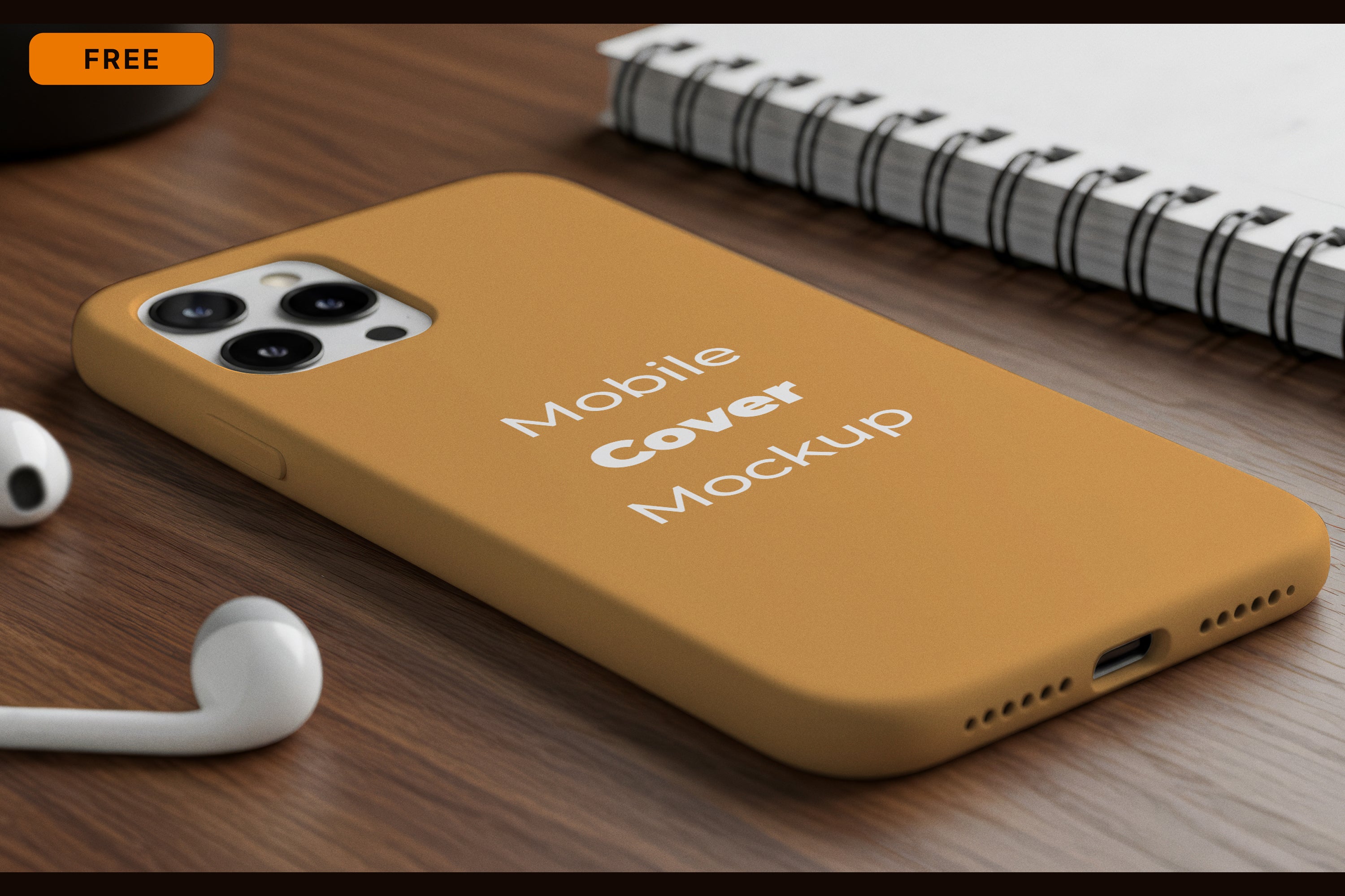 Free Phone Case on Phone Mockup