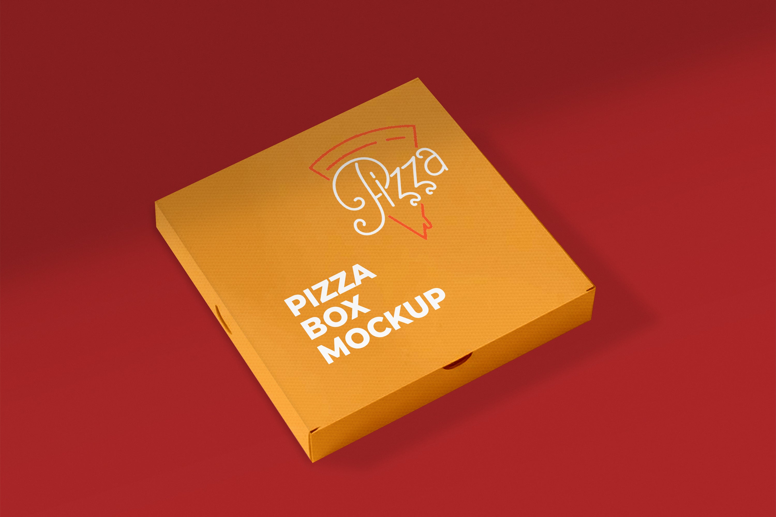 Free Pizza Box Mockup