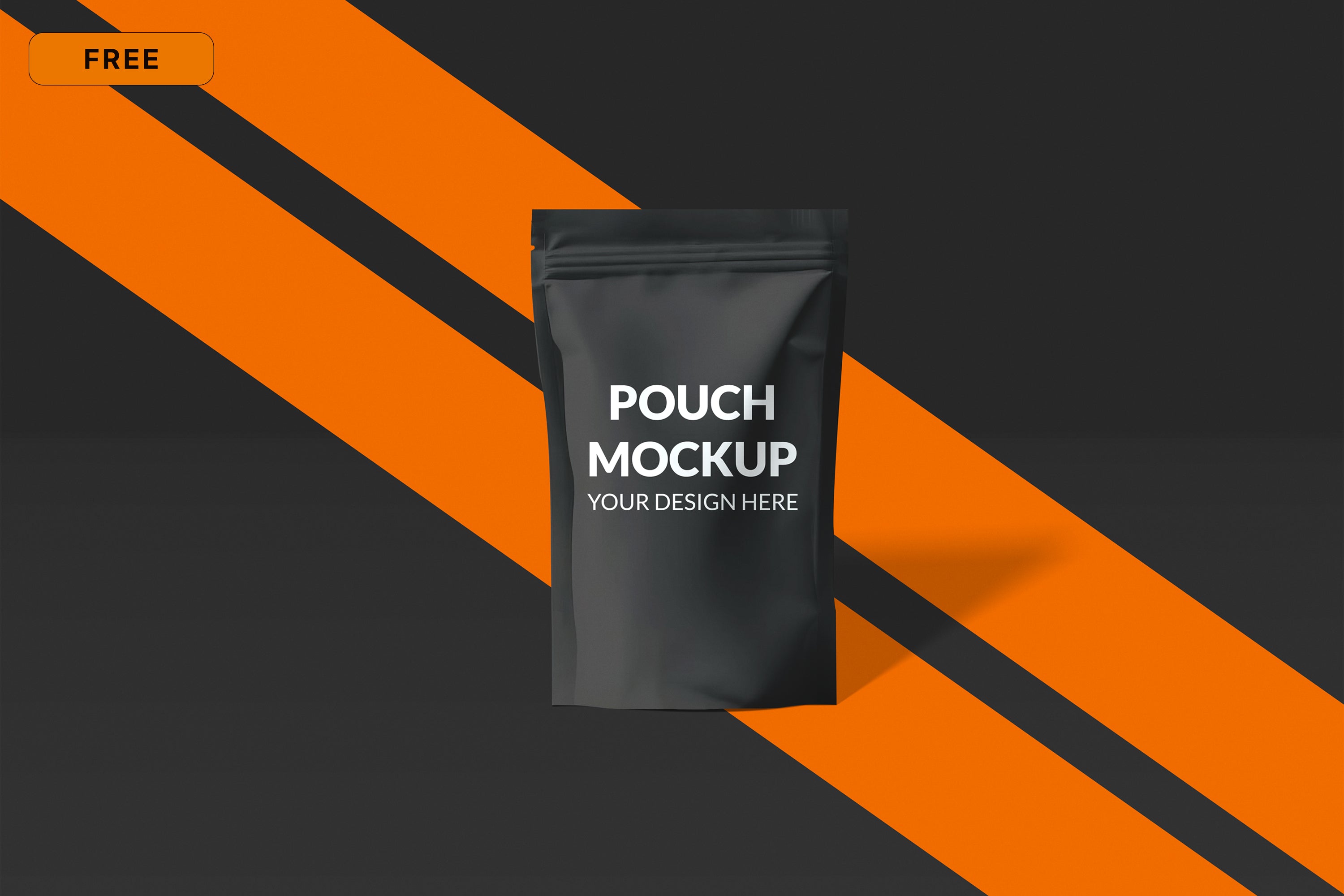 Free Pouch Mockup
