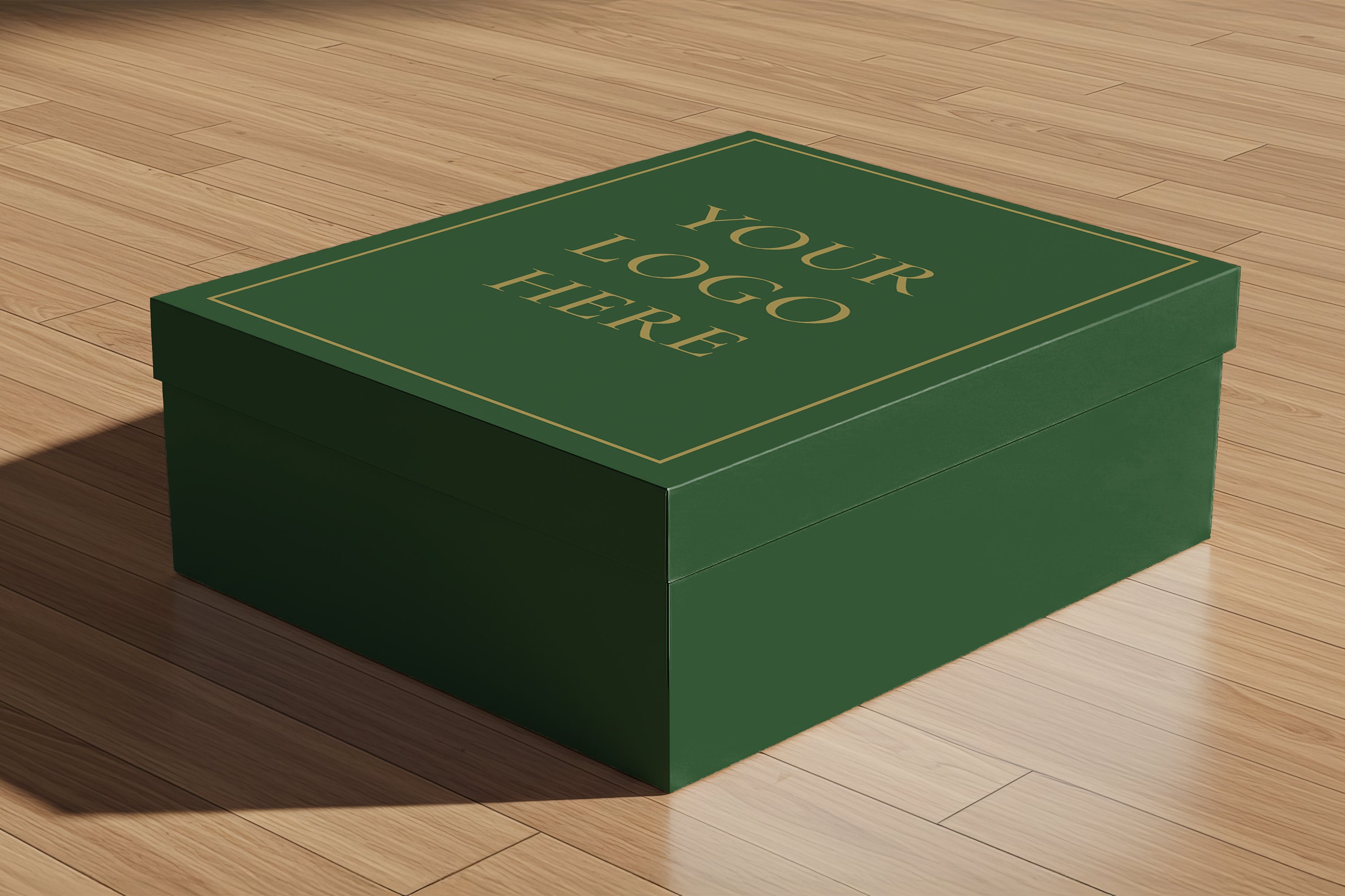 Free Shoe Box Mockup