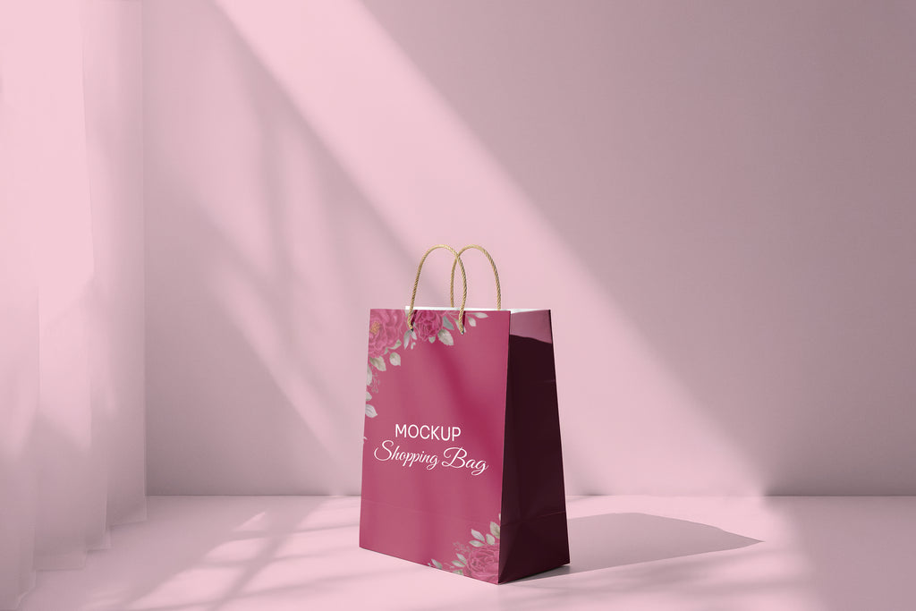 Free Shopping Bag Mockup