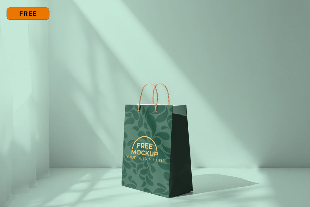 Free Shopping Bag Mockup