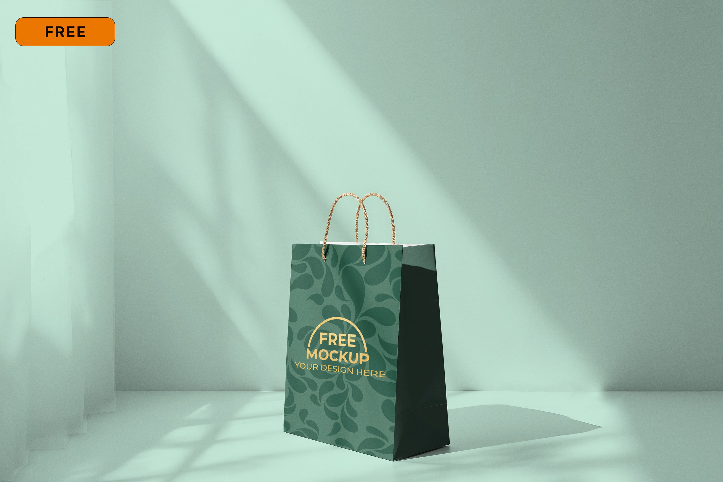 Free Shopping Bag Mockup