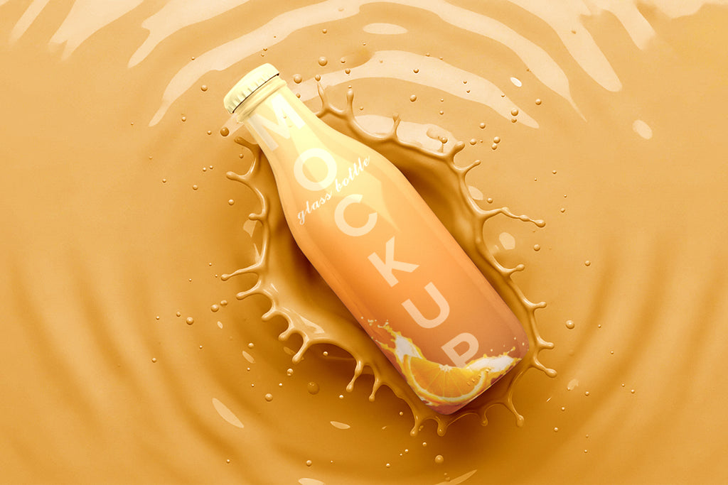 Premium Beverages Bottles Collection Mockups