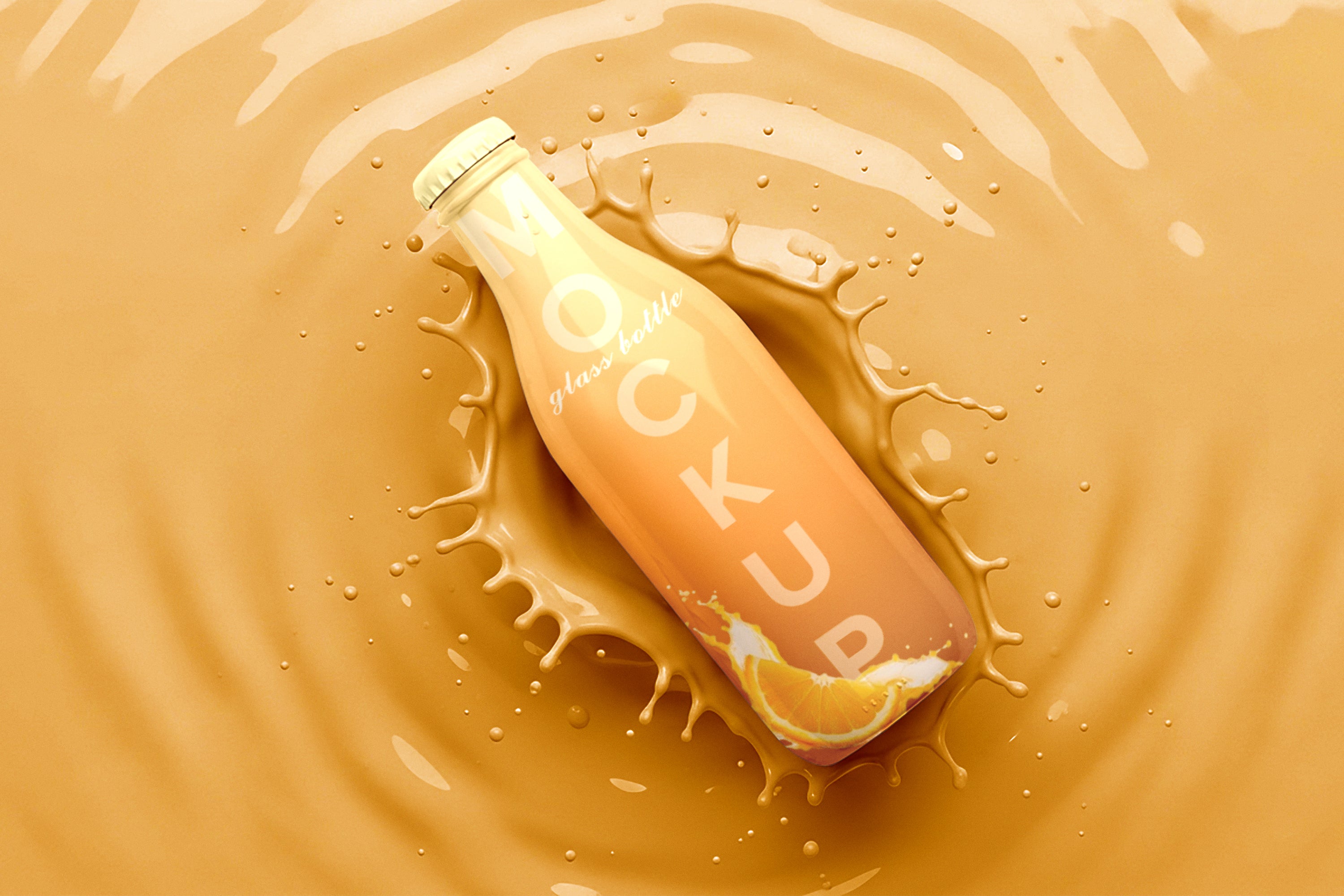 Premium Beverages Bottles Collection Mockups