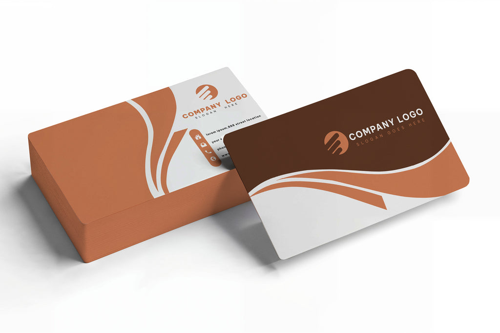 Free Stack of Business Card Mockup