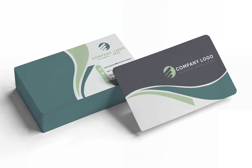Free Stack of Business Card Mockup