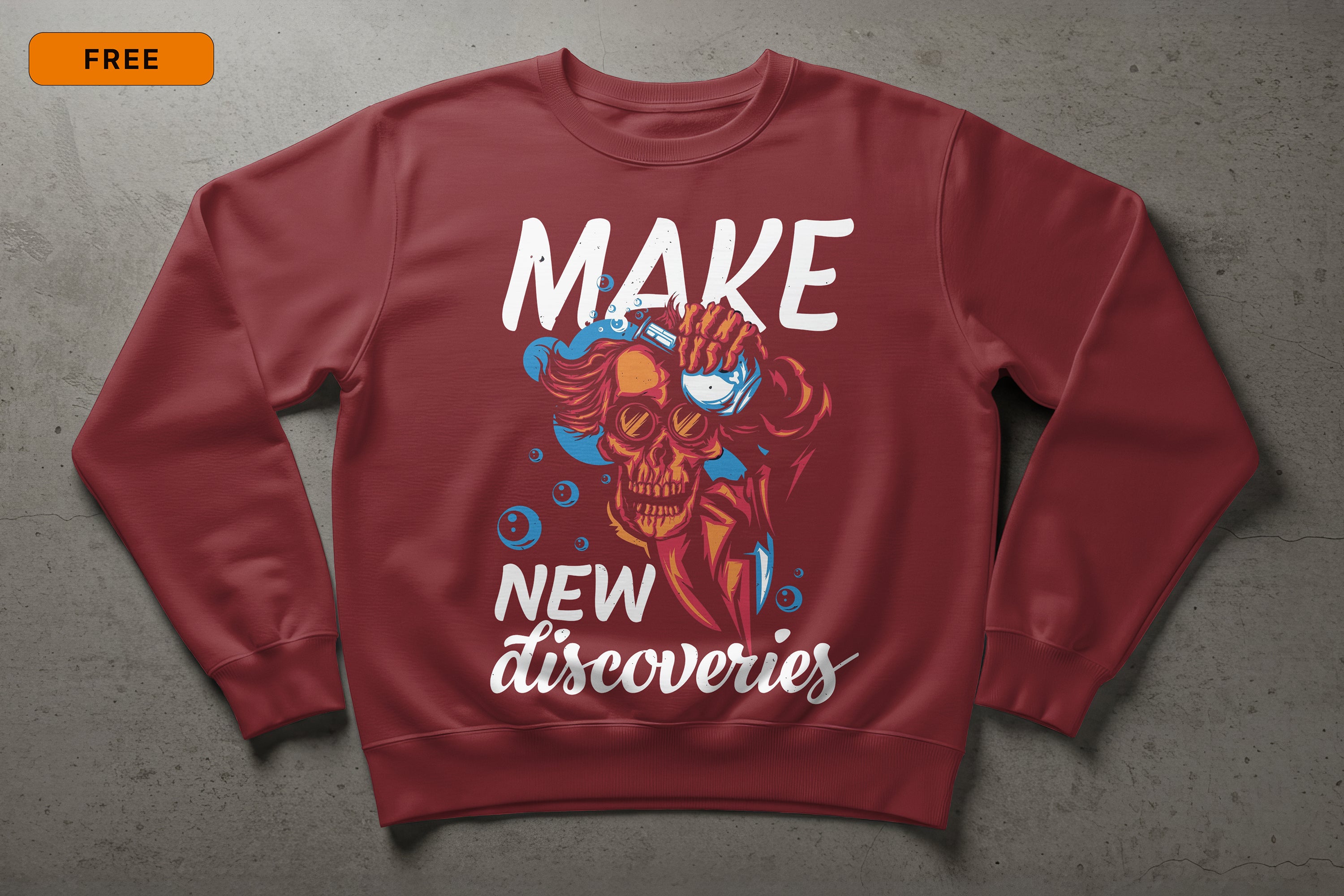 Free Sweatshirt Mockup