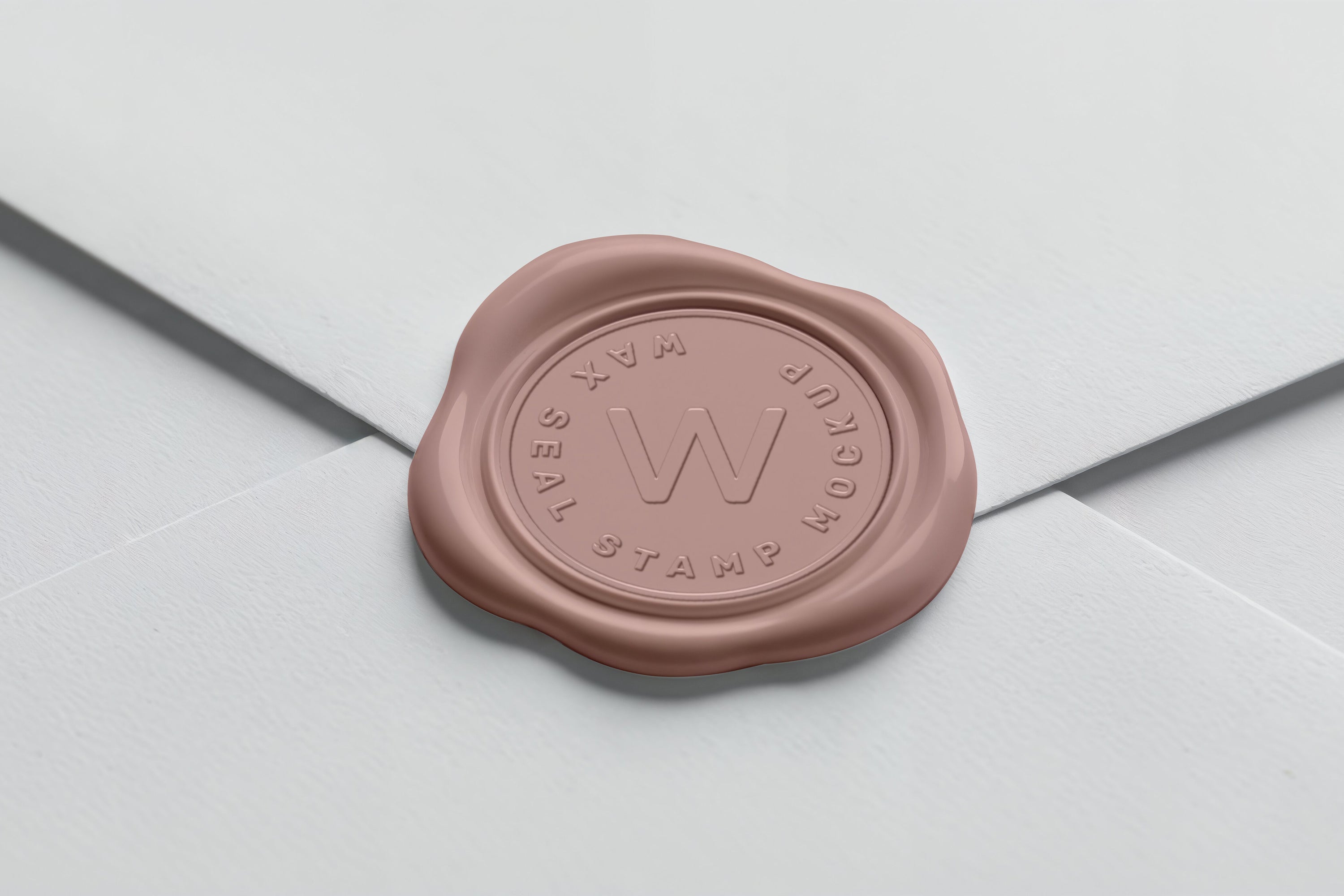 Free Wax Seal Logo Mockup