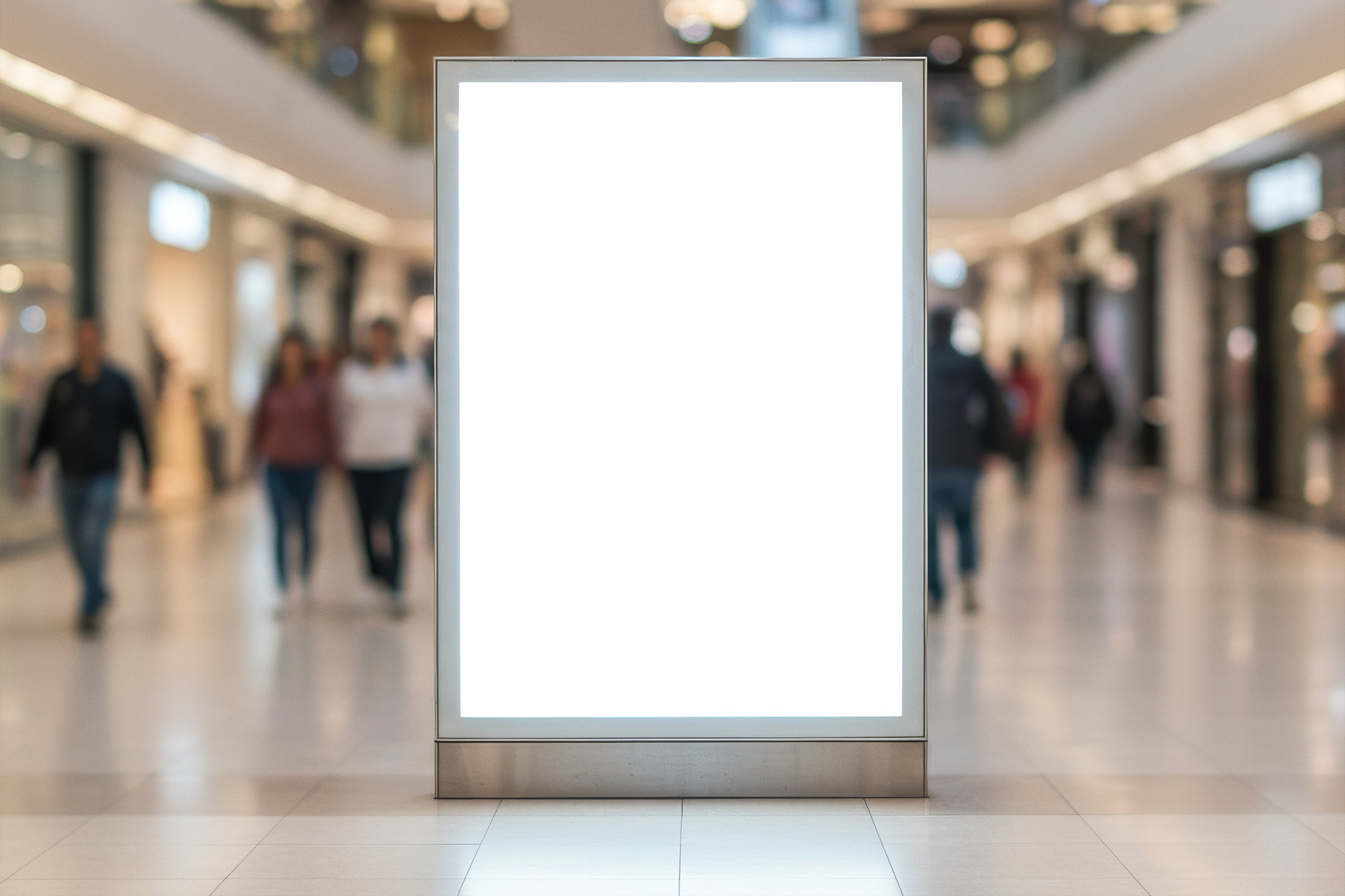 Free Digital Light Box Mockup