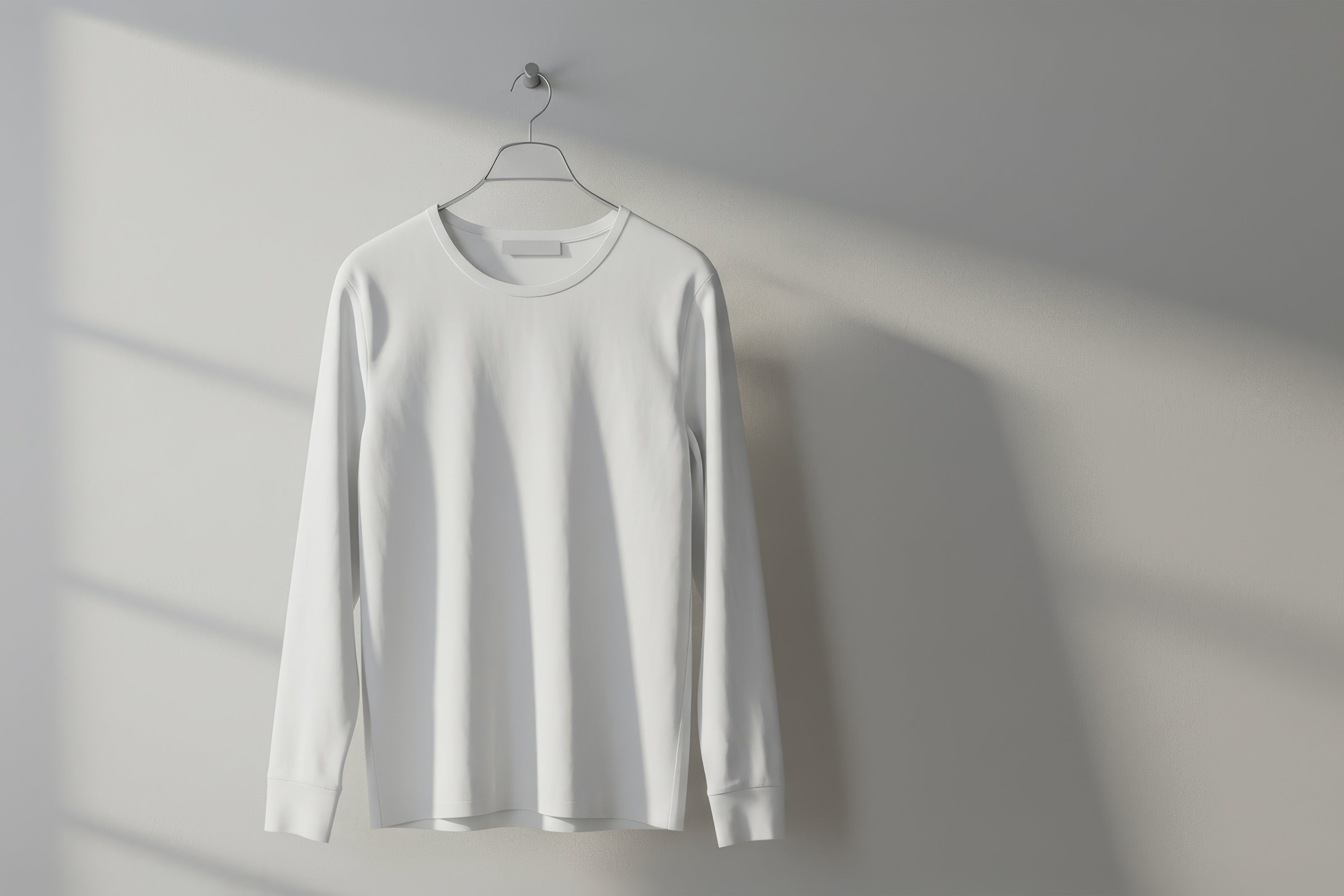 Free Long Sleeve T-shirt Mockup