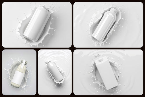 Premium Beverages Bottles Collection Mockups