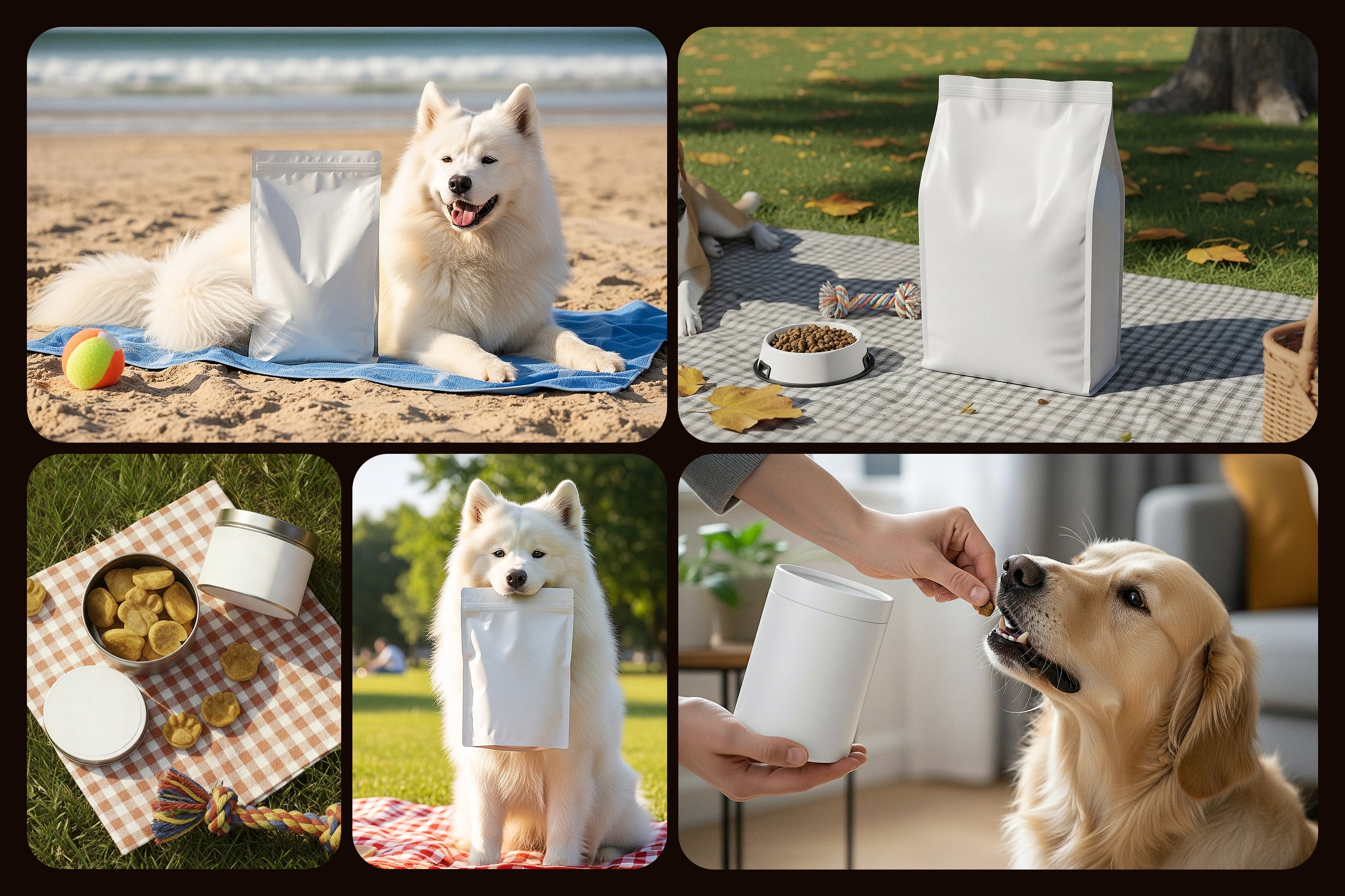 Premium Dog Food Collection Mockups