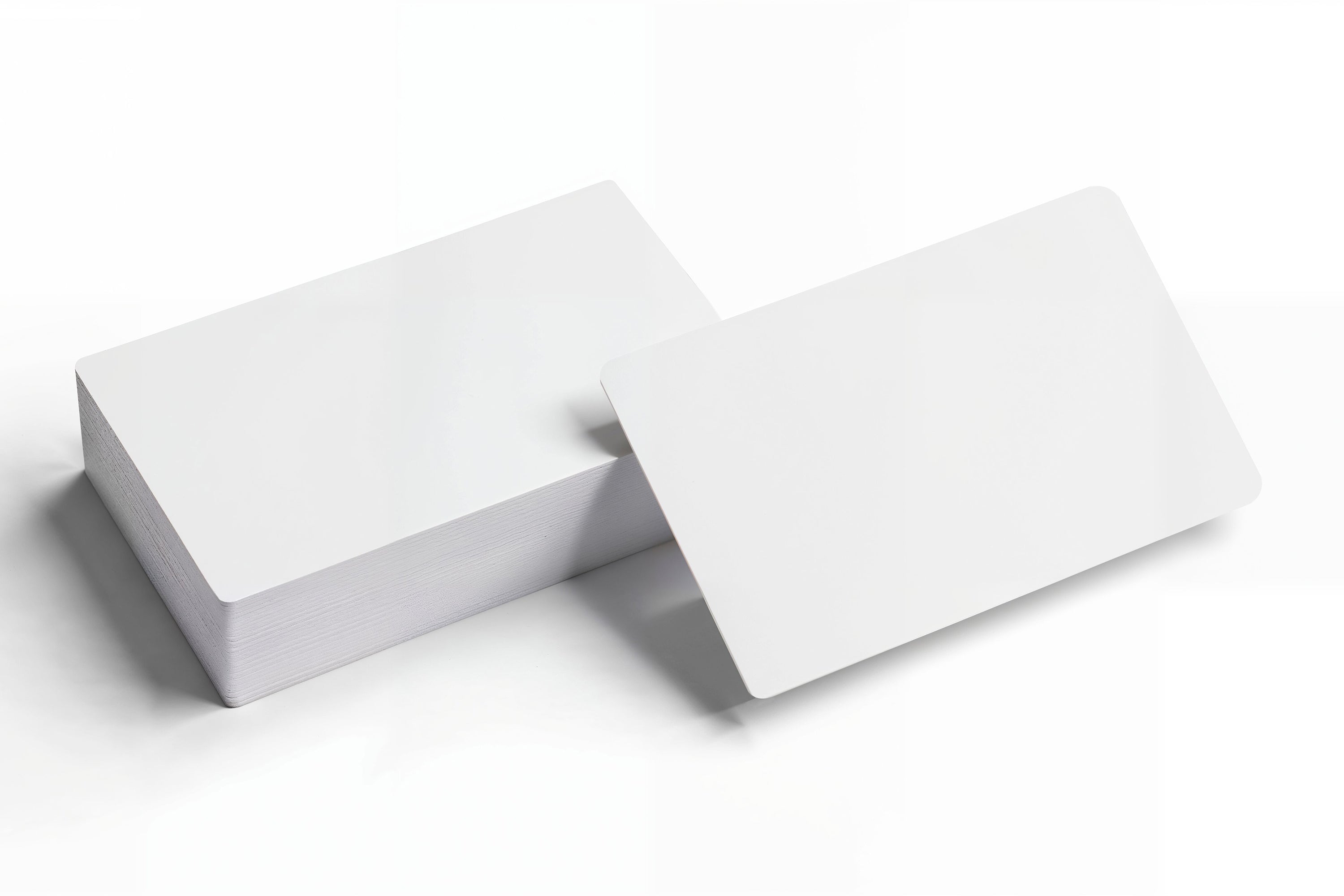 Free Stack of Business Card Mockup
