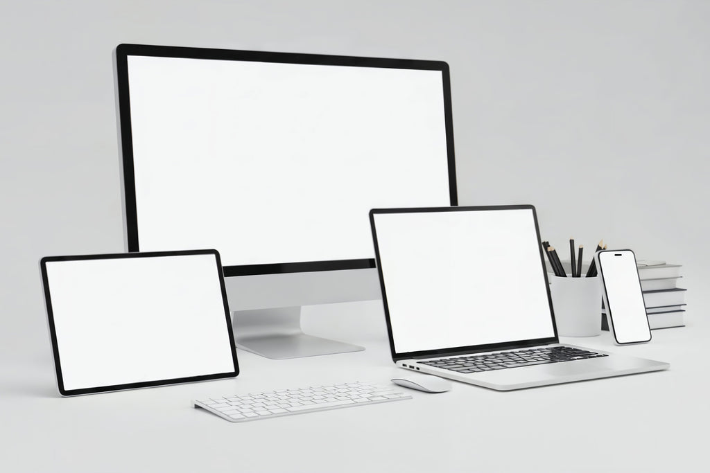 Free Multi Device Workspace Mockup
