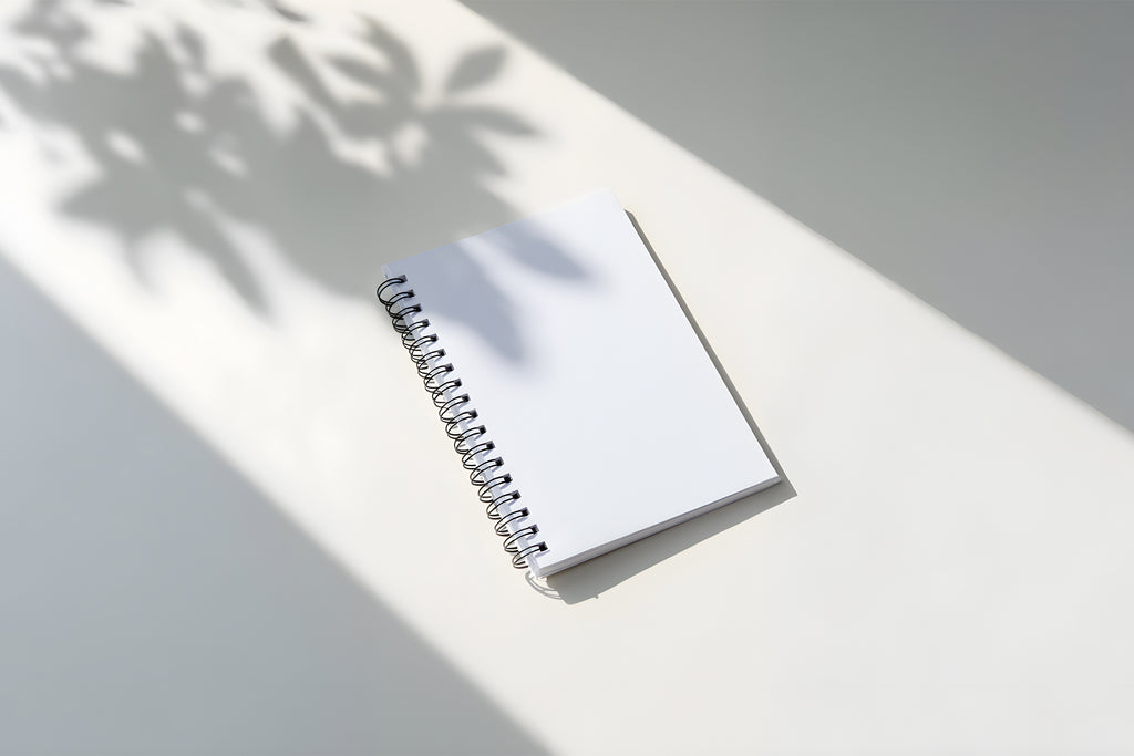 Free Spiral Notebook Mockup
