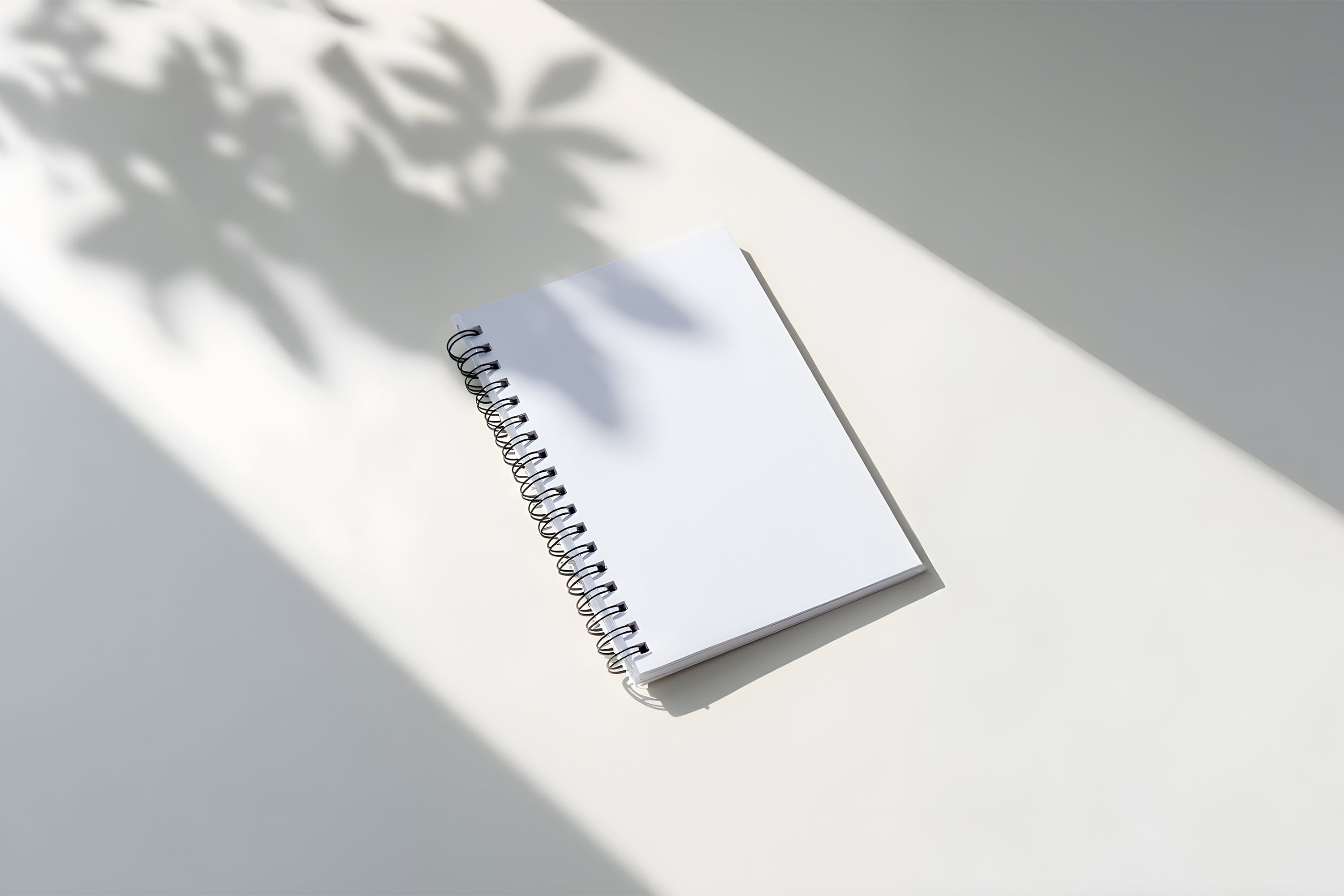 Free Spiral Notebook Mockup