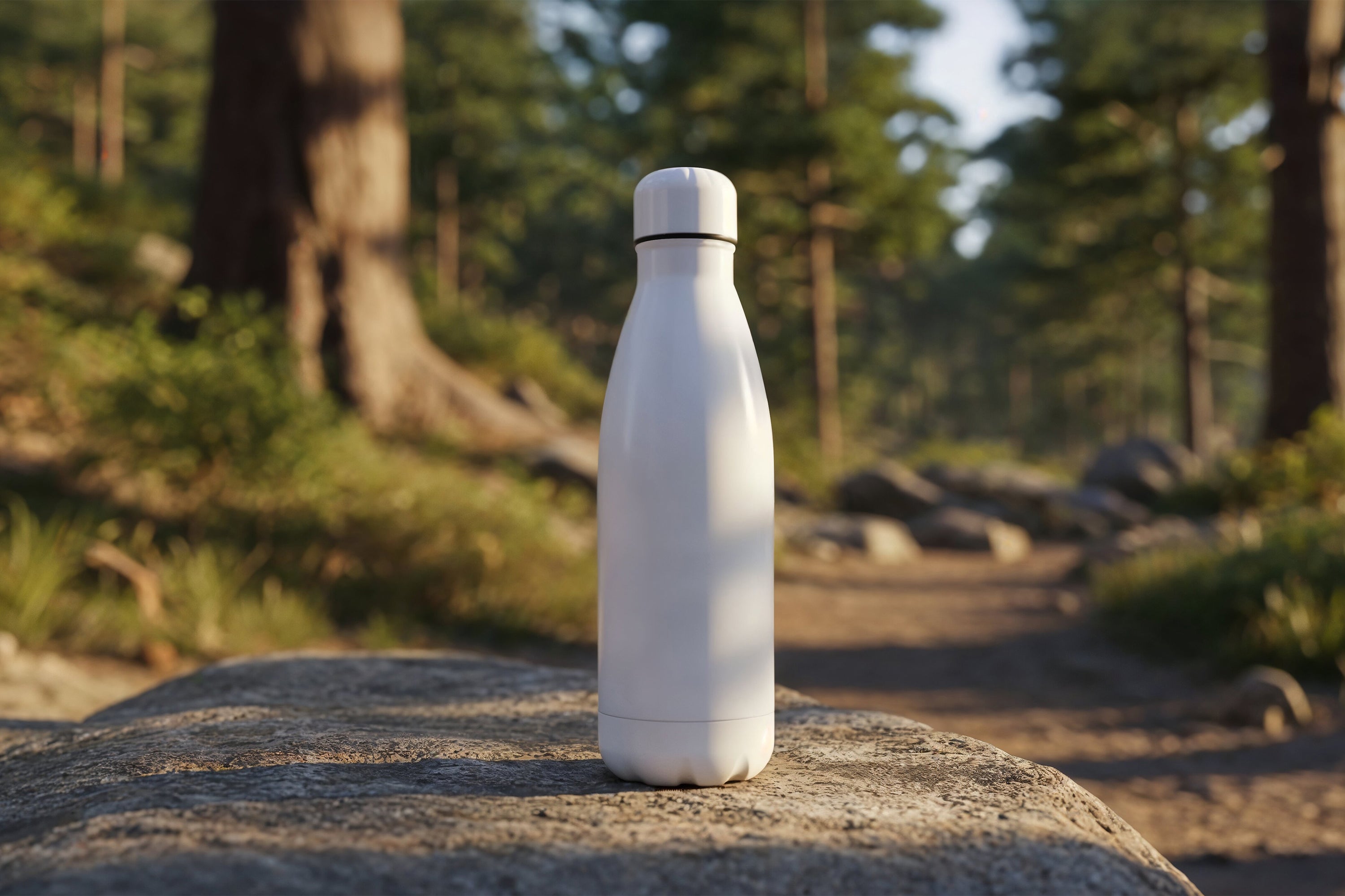 Free Water Bottle Mockup