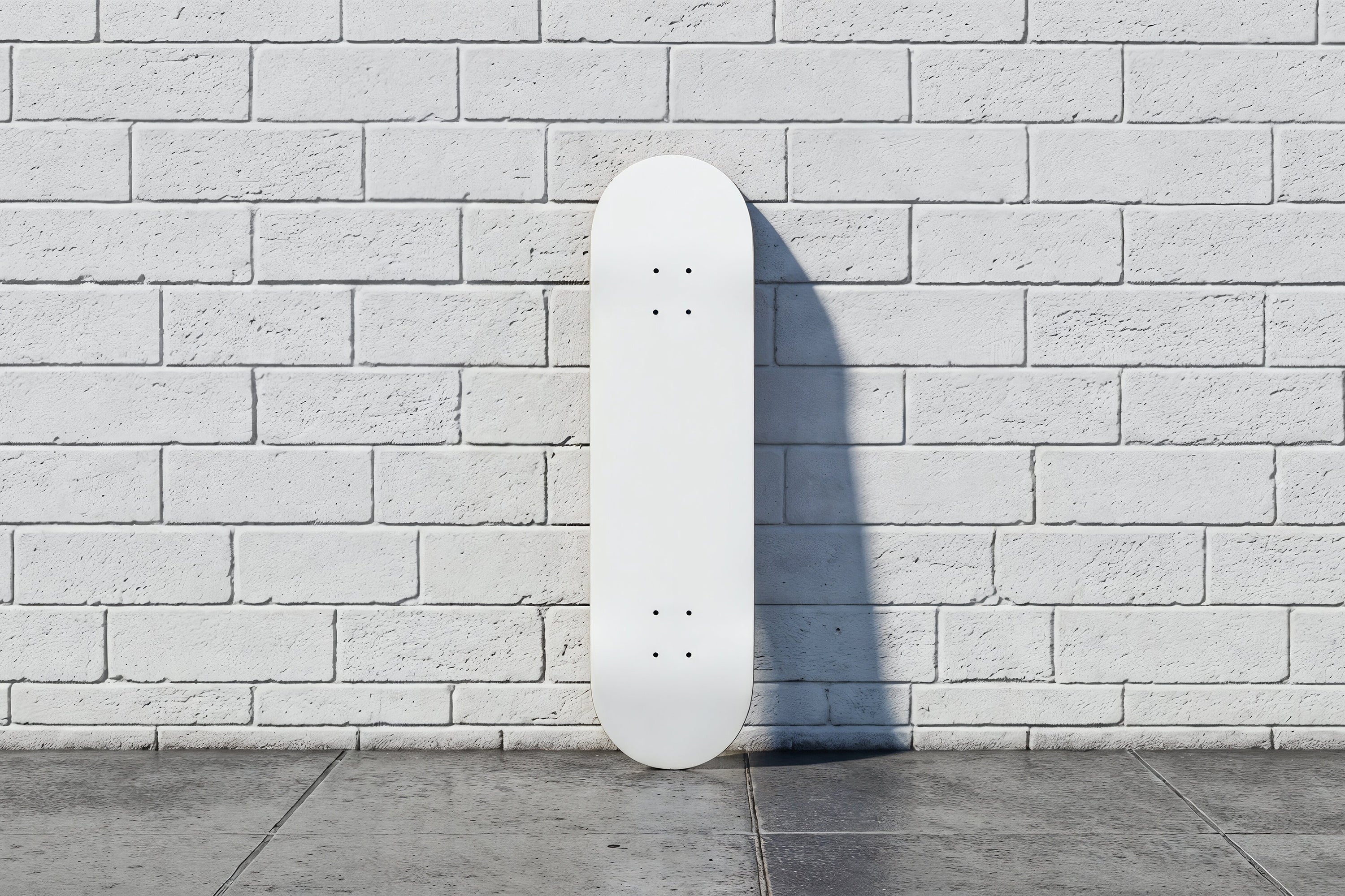 Free Skateboard Deck Mockup