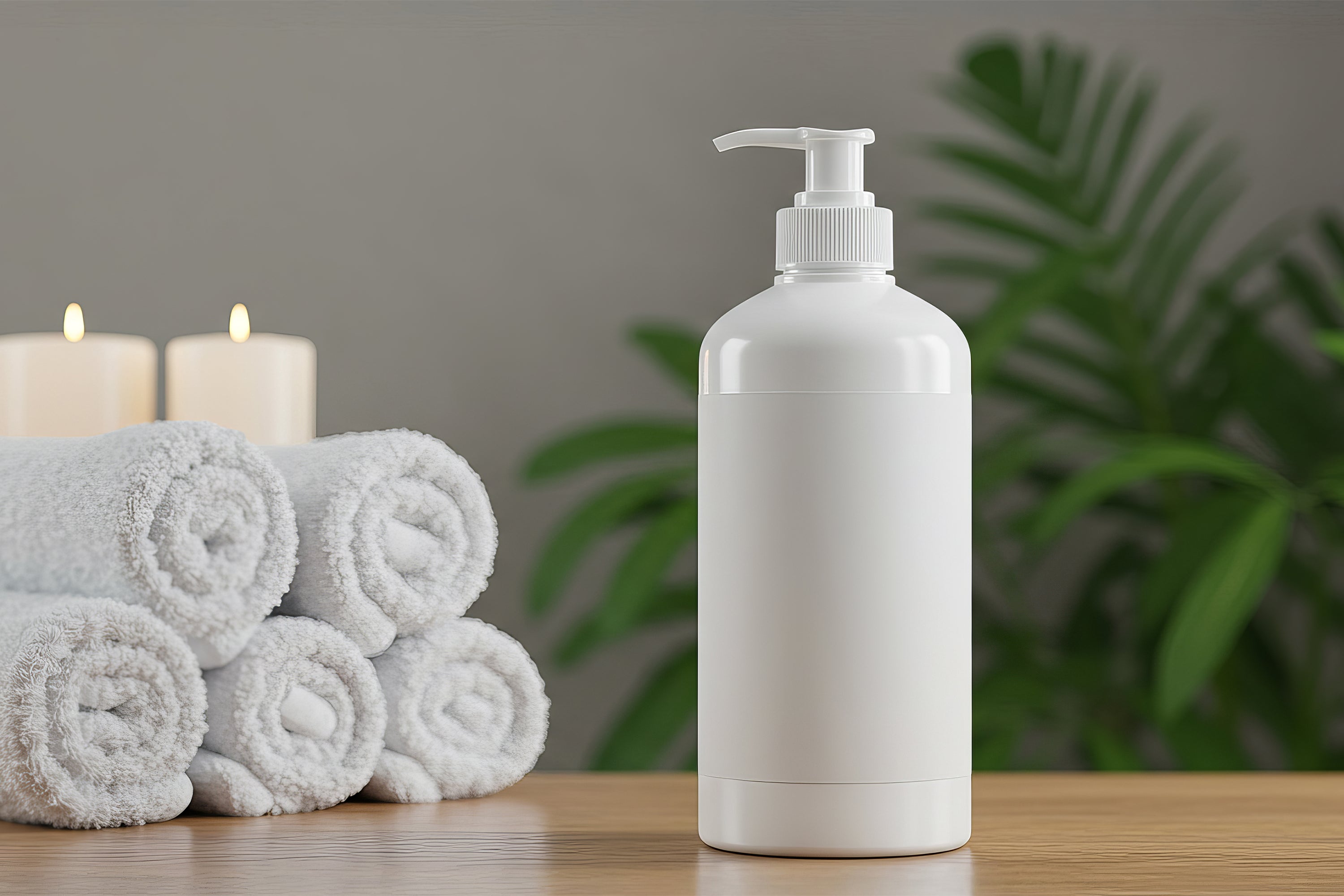 Free Lotion Bottle Mockup